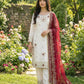 Embroidered Gmy Silk Kurta Palazzo Set with Dupatta
