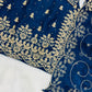 Embroidered Gmy Silk Kurta Palazzo Set with Dupatta