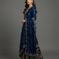 Embroidered Gmy Silk Kurta Palazzo Set with Dupatta