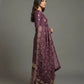 Embroidered Gmy Silk Kurta Palazzo Set with Dupatta