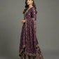 Embroidered Gmy Silk Kurta Palazzo Set with Dupatta