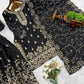 Embroidered Gmy Silk Kurta Palazzo Set with Dupatta