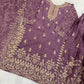 Embroidered Gmy Silk Kurta Palazzo Set with Dupatta
