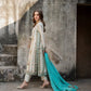 Embroidered Gmy Silk Kurta Palazzo Set with Dupatta