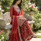 Embroidered Gmy Silk Kurta Palazzo Set with Dupatta