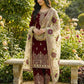 Embroidered Gmy Silk Sharara Suit Set with Dupatta