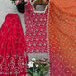 Embroidered Heavy Georgette Sharara Suit Set