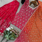 Embroidered Heavy Georgette Sharara Suit Set