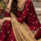 Embroidered JC Silk Kurta Palazzo Set with Dupatta
