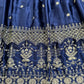 Embroidered Japan Satin Lehenga Choli Set for Wedding and Festive Wear