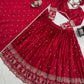 Embroidered Japan Satin Lehenga Choli Set for Wedding and Festive Wear