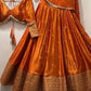Embroidered Japan Satin Lehenga Choli Set for Wedding and Festive Wear