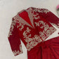 Embroidered Koti Style Dhoti Lehenga Set for Wedding and Festive Wear