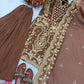 Embroidered Kurta Palazzo Set with Moti Work