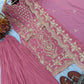 Embroidered Kurta Palazzo Set with Moti Work