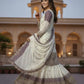 Embroidered Kurti Palazzo Set with Dupatta