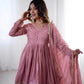 Embroidered Mal Chanderi Sharara Set with Dupatta