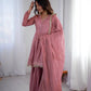 Embroidered Mal Chanderi Sharara Set with Dupatta
