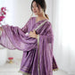 Embroidered Mal Chanderi Sharara Set with Dupatta