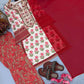 Embroidered Natural Crepe Farshi Palazzo Suit Set