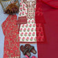 Embroidered Natural Crepe Farshi Palazzo Suit Set