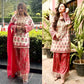 Embroidered Natural Crepe Farshi Palazzo Suit Set