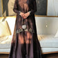 Embroidered Natural Crepe Kurta Farshi Salwar Set with Dupatta for Festive Wear