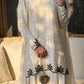 Embroidered Natural Crepe Kurta Farshi Salwar Set with Dupatta for Festive Wear