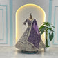 Embroidered Net Lehenga Set