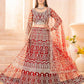 Embroidered Net Lehenga Set