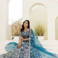 Embroidered Net Lehenga Set
