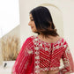 Embroidered Net Lehenga Set