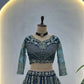 Embroidered Net Lehenga Set