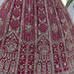Embroidered Net Lehenga Set