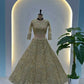 Embroidered Net Lehenga Set
