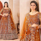 Embroidered Net Lehenga Set