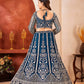 Embroidered Net Lehenga Set