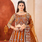 Embroidered Net Lehenga Set