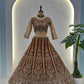 Embroidered Net Lehenga Set