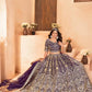 Embroidered Net Lehenga Set
