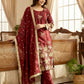 Embroidered Organza Poly Silk Plazzo Set