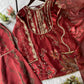 Embroidered Organza Sharara Set with Dupatta