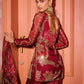 Embroidered Organza Sharara Set with Dupatta