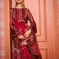 Embroidered Organza Sharara Set with Dupatta