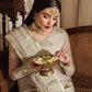 Embroidered Organza Sharara Suit with Dupatta
