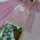 Embroidered Organza Sharara Suit with Georgette Dupatta