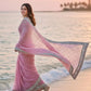 Embroidered Organza Silk Designer Saree with Blouse