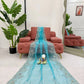 Embroidered Organza Silk Designer Saree with Blouse