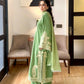 Embroidered Organza Silk Kurta Plazzo Set