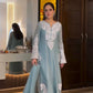Embroidered Organza Silk Kurta Plazzo Set